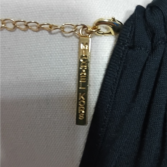 MK Elegant Black Halter Dress size L pre owned Exellent condition - Picture 9 of 13